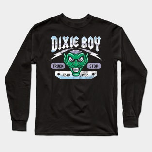 Dixie Boy Truck Stop - Maximum Overdrive - Vintage Horror Long Sleeve T-Shirt